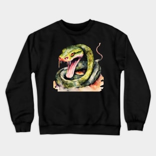 Snake Mouth Crewneck Sweatshirt